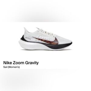 Nike Zoom Gravity Running Shoes Sail White Tortoise Women’s 8 fits 7.5 RARE